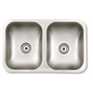 BACHA DOBLE 344 B.M 56 X 34 X 18 ACERO INOXIDABLE 304 ALFA