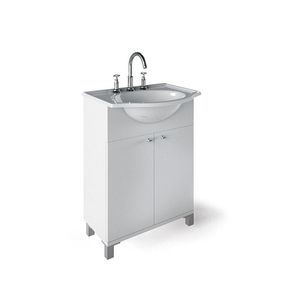 VANITORY WATERVAN PRAGA DE PIE 60 CM BLANCO C/ MES LOSA SANITARIA 3 AG