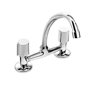 GRIFERÍA DE COCINA PIAZZA DOMANI 31010 CON PICO MÓVIL CROMO