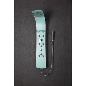 MURA.PANEL VIDRIO COLGAR 280X1400 COD: G 067 VERDE