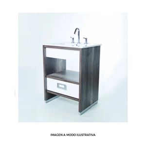 VANITORY W.V NORWAY CANYON OAK ABIERTO 80 CM C/ MES LOSA 3AG