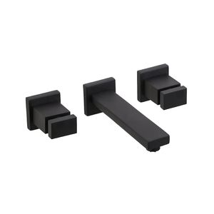 GRIFERIA PARA LAVATORIO PARED HAAZ BUENOS AIRES BLACK