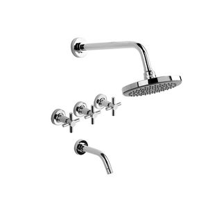 GRIFERIA PARA BAÑERA ESTALGRIF TAURO ADVANCE CRUZ CROMO