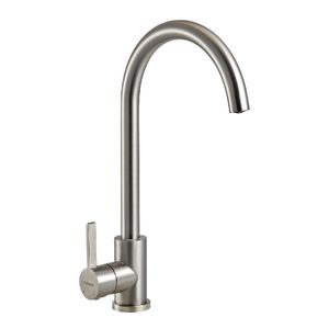 GRIFERIA PEIRANO STEEL MONOCOMANDO PARA COCINA DE MESADA 20-205 CROMO