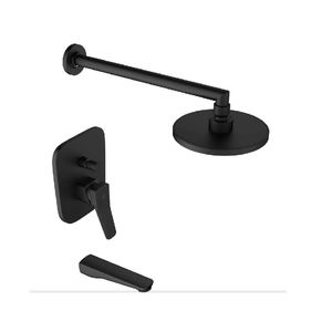 MONOCOMANDO PARA DUCHA FV CHAPELCO NEGRO C/ TRANSFERENCIA 0106/S7