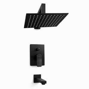 GRIFERIA MURA PARA DUCHA DE EMPOTRAR BLACK 535-03BK