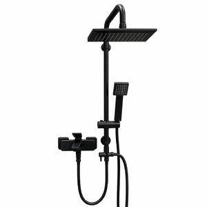 GRIFERIA MURA PARA DUCHA EXTERNA BLACK 535-02BK