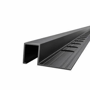 PERFIL MURA GUARDACANTO CUADRA DE ALUMINIO MATE 12MM X 2.5 METROS (3430)