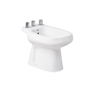 BIDET DE PIE ROCA MONACO - 3 ORIFICIO CON LLUVIA BLANCO