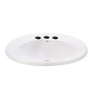 BACHA ROCA JAVA 56X47,5X19,5 CM BLANCO 3 AGUJEROS