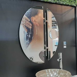 ESPEJO FLIP OVAL PULIDO 60 X 80 CM REFLEX