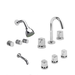 JUEGO GRIFERIA GRIFF ZEUS ADVANCE BAÑERA/BIDET/LAVAT.C.COMUN CR.