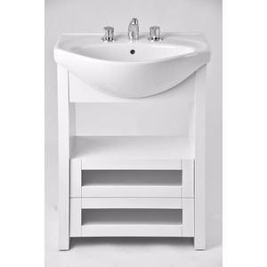 VANITORY ROCA MAHLER DE PIE CAJ. 60 CM BLANCO C/ MES LOSA SANITARIA 3 AG