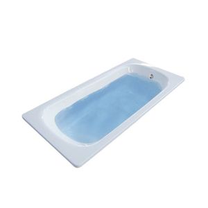 BAÑERA DE CHAPA ACABADO LOZA COLOR BLANCO 150 X 70 X 36 LINYI