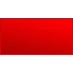 MURCIA PLACA VIDRIO LISA ROJO 30 X 60 C/U*********