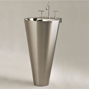 LAVATORIO DE PIE SATINADO FASSBINDER HANNA 47 X 87 CM 1 AG.