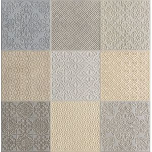 REVESTIMIENTO PORTINARI BRILLANTE 58 X 58 SINTRA STUCCO MIX CAJA X 1,72 M2 1º