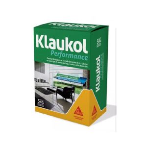 PASTINA PARA PORCELANATOS COLOR NEGRO X 5 KG. KLAUKOL