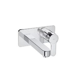 GRIFERIA ROCA L20 MONOCOMANDO PARA LAVATORIO DE PARED CROMO A5A3M09COL (NO INCLUYE CUERPO EMPOTRABLE)