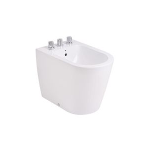 BIDET DE PIE ROCA INSPIRA - 3 ORIFICIO CON LLUVIA BLANCO 1251500000200