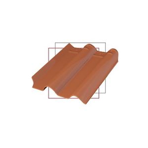 TEJA DE CERAMICA TWIN CARAMELO PERKUS