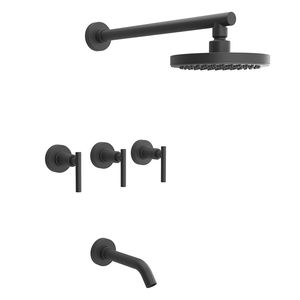 GRIFERIA PARA BAÑERA ESTALGRIF THUNDER LEVER ADVANCE BLACK