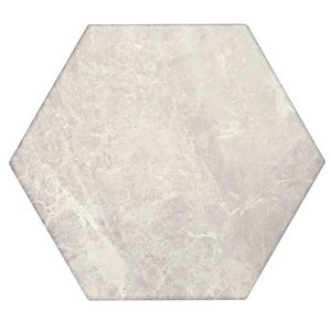 PORCELANATO PORTOBELLO NATURAL 20 X 20 HEXA STORM WHITE CAJA X 0,30 M2 1º