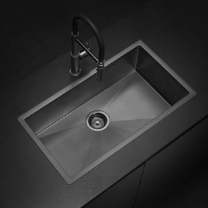 BACHA SIMPLE JOHNSON PARA COCINA SIGNATURE ENKEL 75 GB 42 X 75 X 22 ACERO 304 BLACK