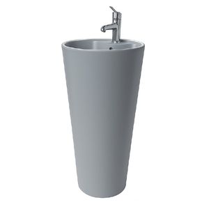 BACHA PEDESTAL MURA COD: 301MH 40 X 40 X 82 MATT GREY