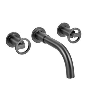 GRIFERIA PEIRANO PULSE PARA LAV. DE PARED C.CER. 62-175GR GRAFITO