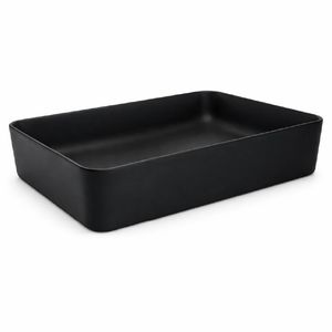 BACHA DE APOYO MURA COD: 9533 M-001 50 X 33 X 11 BLACK