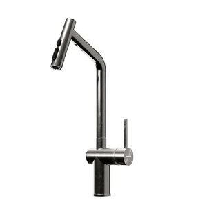 GRIFERIA JOHNSON DE COCINA MONOCOMANDO GLOW STEEL (COGLOWS)