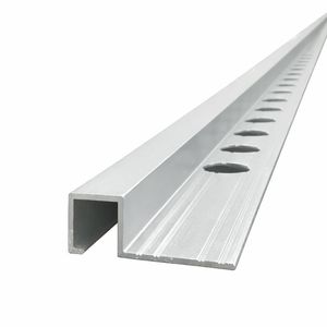PERFIL MURA GUARDACANTO CUADRA DE ALUMINIO MATE 10MM X 2.5 METROS (3423)