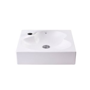 BACHA ROCA RUY OHTAKE 410 41X41X10,5 CM BLANCO MATE 1 AGUJERO