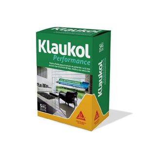 PASTINA PARA PORCELANATOS COLOR NEGRO X 5 KG. KLAUKOL