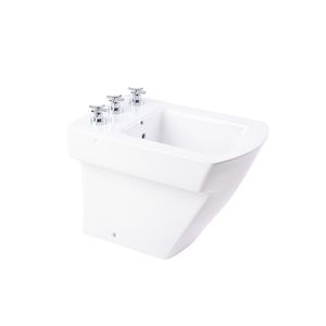 BIDET DE PIE ROCA HALL - 3 ORIFICIO CON LLUVIA BLANCO