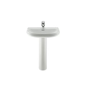 LAVATORIO ROCA DAMA 630 X 505 BLANCO 3 AG