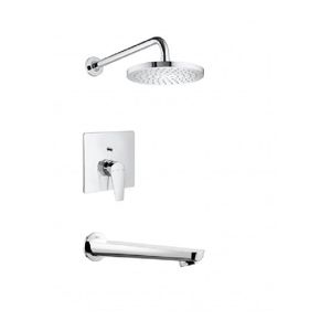 GRIFERIA ROCA ATLAS MONOCOMANDO PARA DUCHA EMPOTRABLE CROMO C/TRANSF A5D1290COL