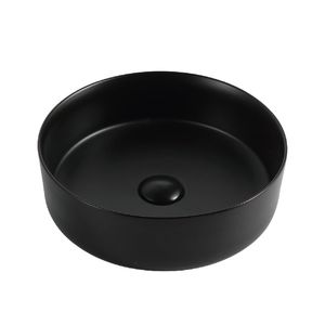 BACHA PEIRANIO DE APOYO REDONDA NEGRA DE 40 X 12,5 BCH11NG