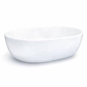 BACHA DE APOYO MURA COD: 428BW 48 X 34 X 14 CM BLANCA
