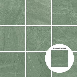 GRES CERAMICO PARA PILETA TECNOGRES 10 X 10 HIJAU BALI 10430 CAJA X 1,44 M2 1°