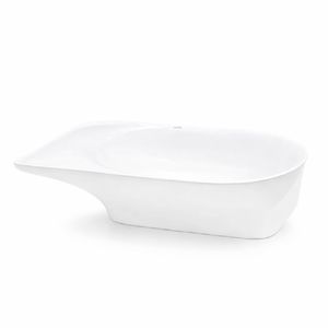 BACHA DE APOYO MURA COD: 9759B 64 X 35 X 12 CM BLANCA
