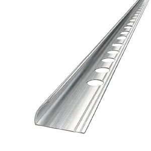 PERFIL MURA GUARDACANTO DE ALUMINIO BRILLANTE 10MM X 2.5 METROS (1381)