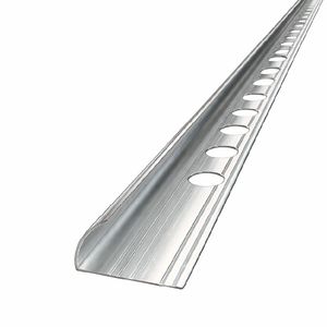 PERFIL MURA GUARDACANTO DE ALUMINIO BRILLANTE 12MM X 2.5 METROS (1394)
