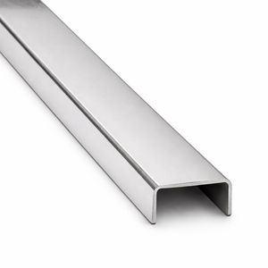 PERFIL MURA LISTEL U BRILLANTE 9MM X 20MM X 2.5 METROS (430/02)