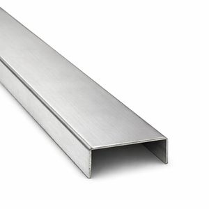 PERFIL MURA LISTEL U BRILLANTE 9MM X 30MM X 2.5 METROS (430/03)