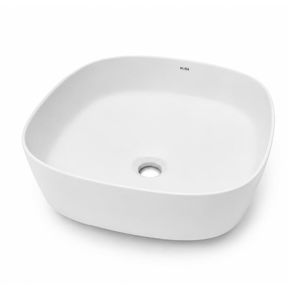 BACHA DE APOYO MURA COD: 837MW - 37 X 37 X 13 MATT WHITE
