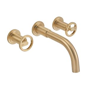 GRIFERIA PEIRANO PULSE PARA LAV. DE PARED C.CER. 62-175G GOLD
