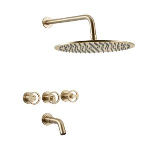 GRIFERIA PEIRANO PULSE PARA DUCHA EMB. C/TR. C.C. 80-175G GOLD