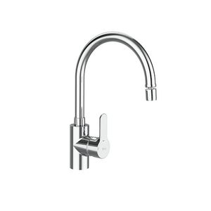 GRIFERIA ROCA L20 MONOCOMANDO PARA COCINA ALTO CROMO A5A8409COL